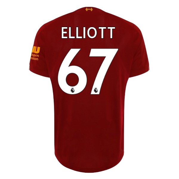 Camiseta Liverpool NO.67 Elliott 1ª 2019/20 Rojo